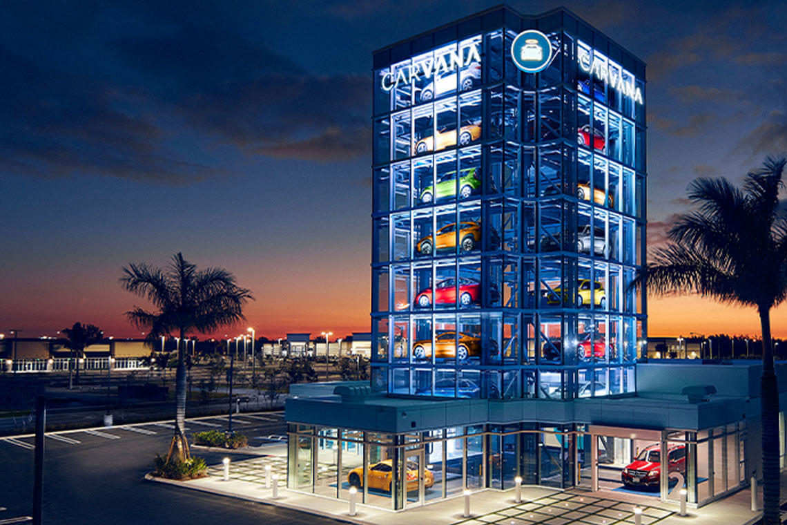 Online Auto Seller Reports Record Revenue