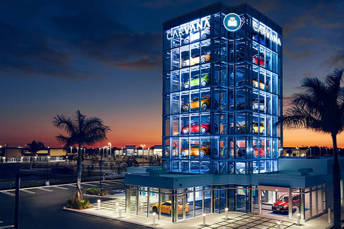 Online Auto Seller Reports Record Revenue