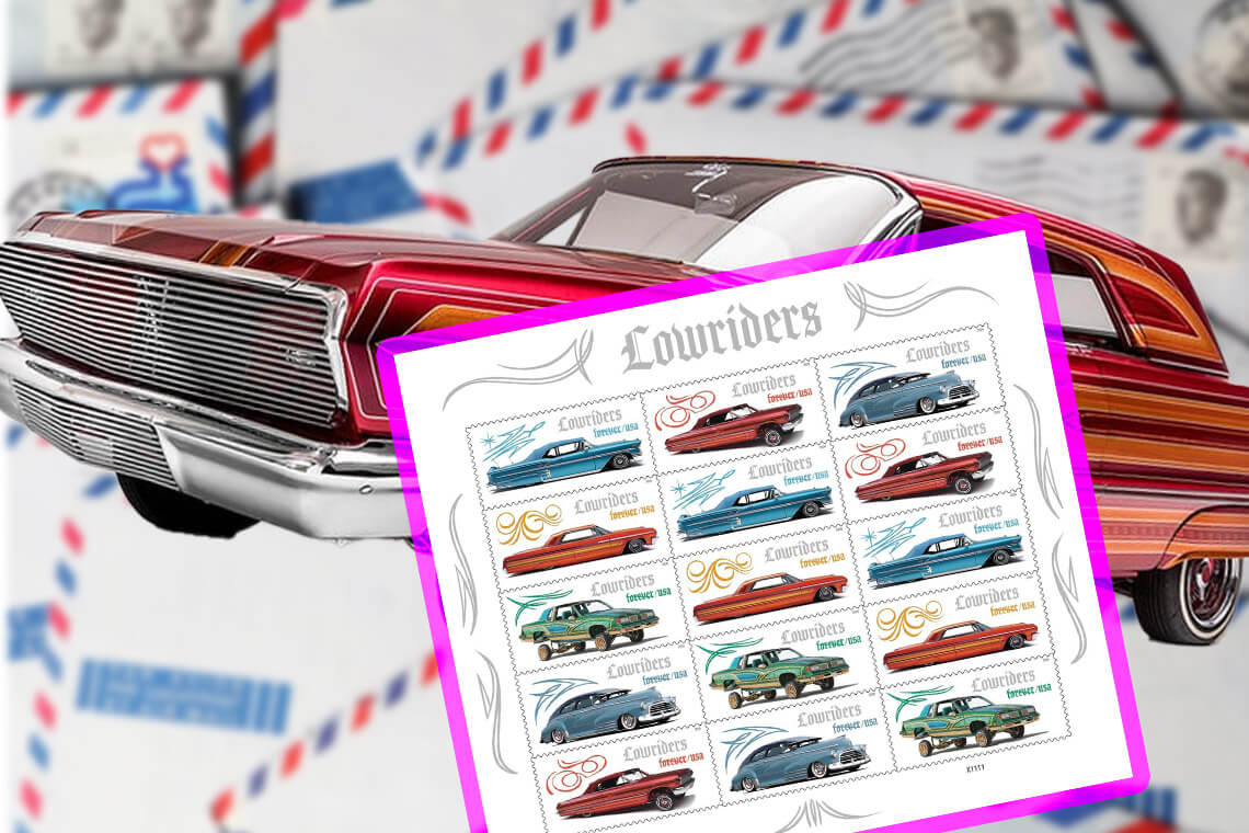 Postal Service Releases Lowrider Stamps 