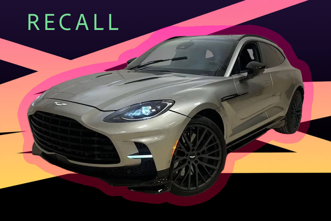 Aston Martin Recalls 3 Models