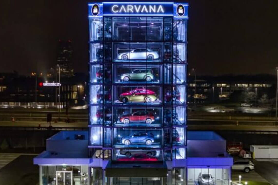 Carvana Opens Recon Center for Investor Tour