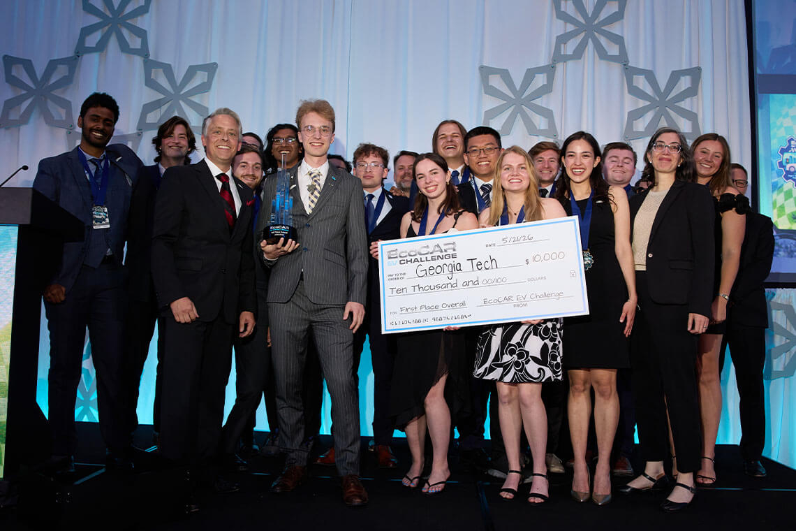 College Wins EcoCAR EV Challenge