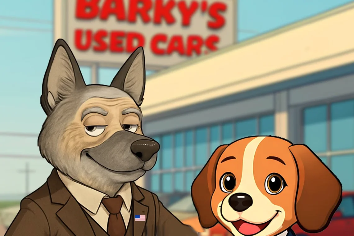 The Dogs Are Fictional. The Dealership Stories Aren’t.