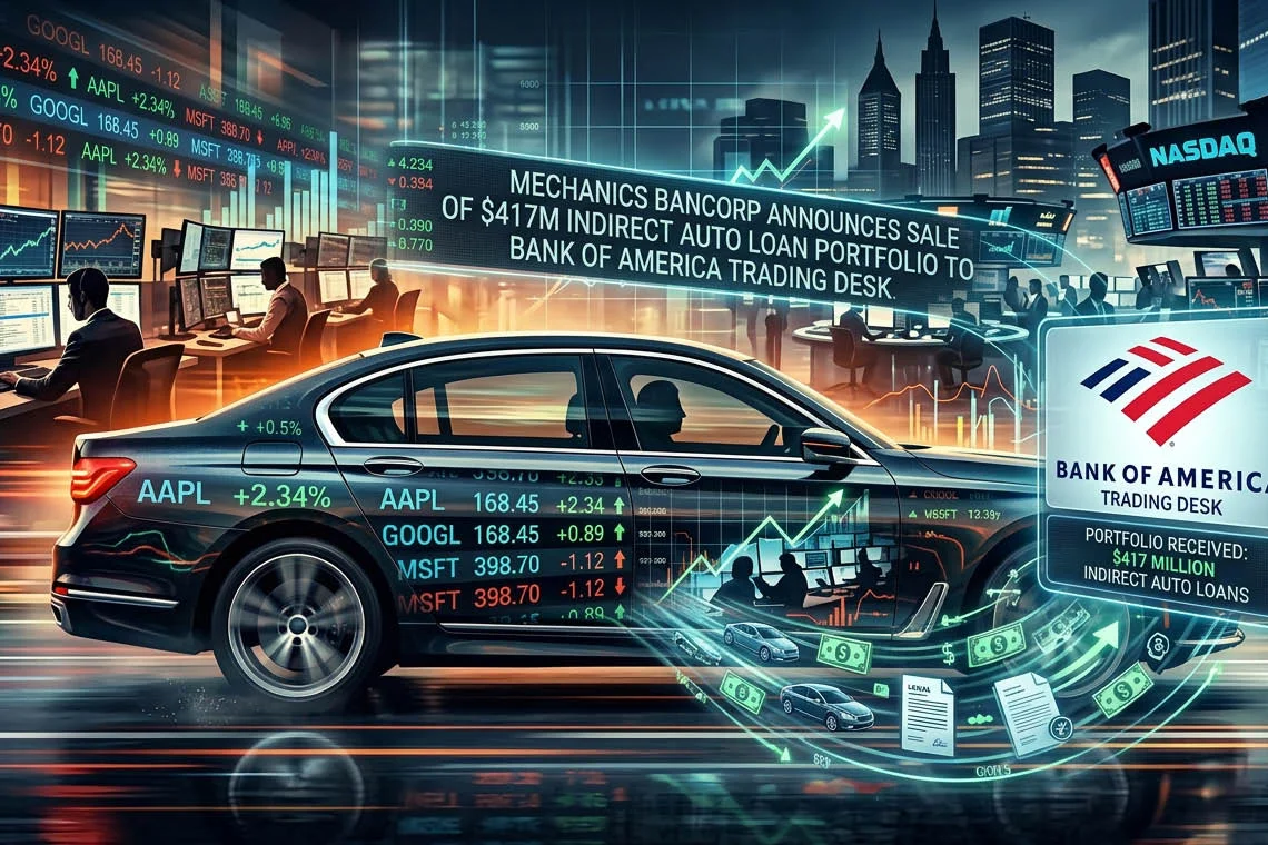 Bank of America Purchases Indirect Auto Loans