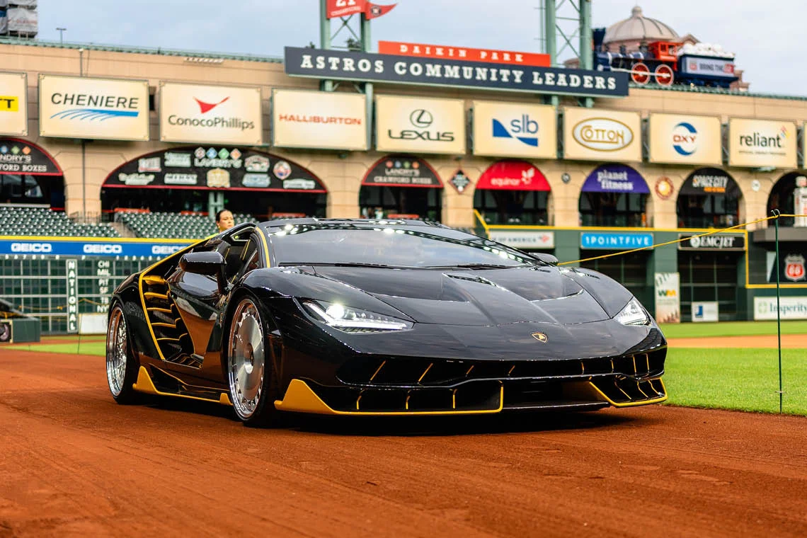 Houston Astros Host Car Show