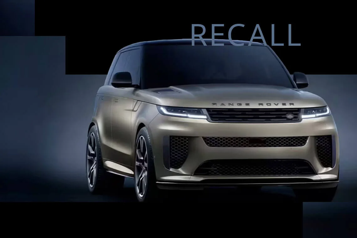 Jaguar Announces Recall