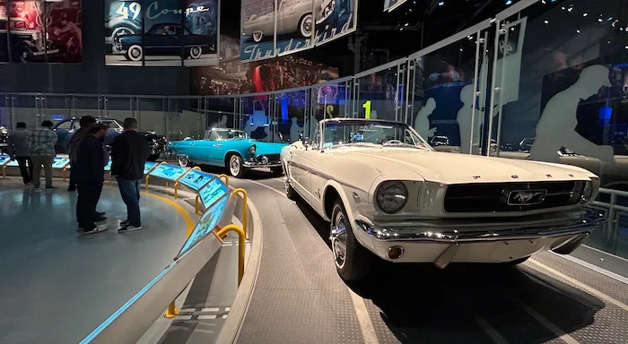 Auction Academy check out displays at the Ford Rouge Complex at the group’s stop in the Detroit area. October, 2025.